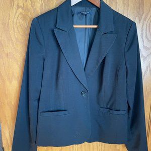 CHADWICKS Black Blazer. Size 14.